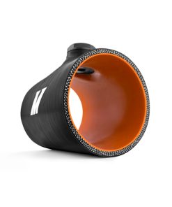 Alternative view of Mishimoto 2.5in Black Silicone Coupler w/ 1/8in NPT Bung