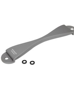 Mishimoto Subaru CNC Battery Tie-Down - Silver