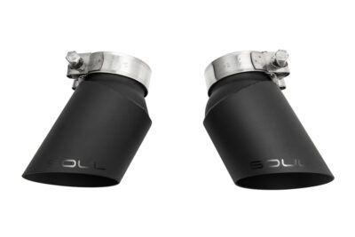 SOUL 06-09 Porsche 997.1 Turbo GT2 Style Bolt On Exhaust Tips (Satin Black Finish)