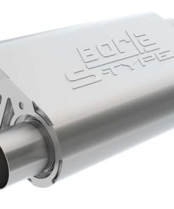 Alternative view of Borla CrateMuffler Mopar BB 383/413/426/440 S-Type 2.5in Offset/Offset 14inx4.35inx9in Oval Muffler