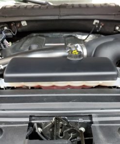 Alternative view of JLT 15-19 Ford F-150/Raptor Black Textured Coolant Tank Cover