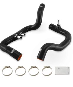 Mishimoto 2018+ Jeep Wrangler JL / Gladiator JT 3.6L AT Black Silicone Radiator Coolant Hose Kit