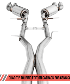 AWE Tuning 16-19 Chevy Camaro SS Resonated Axle Back to Cat Back Conversion Kit