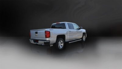Alternative view of Corsa 14 GMC Sierra/Chevy Silv 1500 Reg. Cab/Std. Bed 5.3L V8 Polished Sport Single Side CB Exhaust