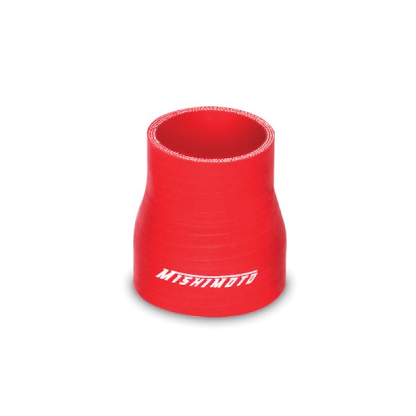 Alternative view of Mishimoto 2.0 to 2.5 Inch Red Transition Coupler