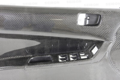 Alternative view of Seibon 08-12 Mitsubishi Evo Carbon Fiber Front Door Panels