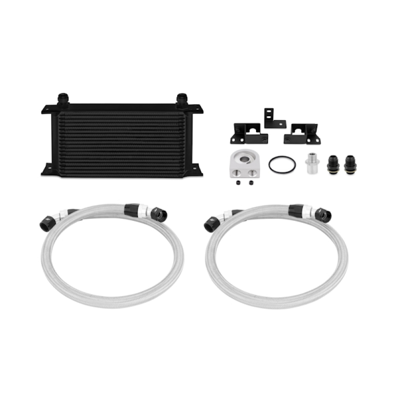 Mishimoto 07-11 Jeep Wrangler JK Oil Cooler Kit - Black - Image 5