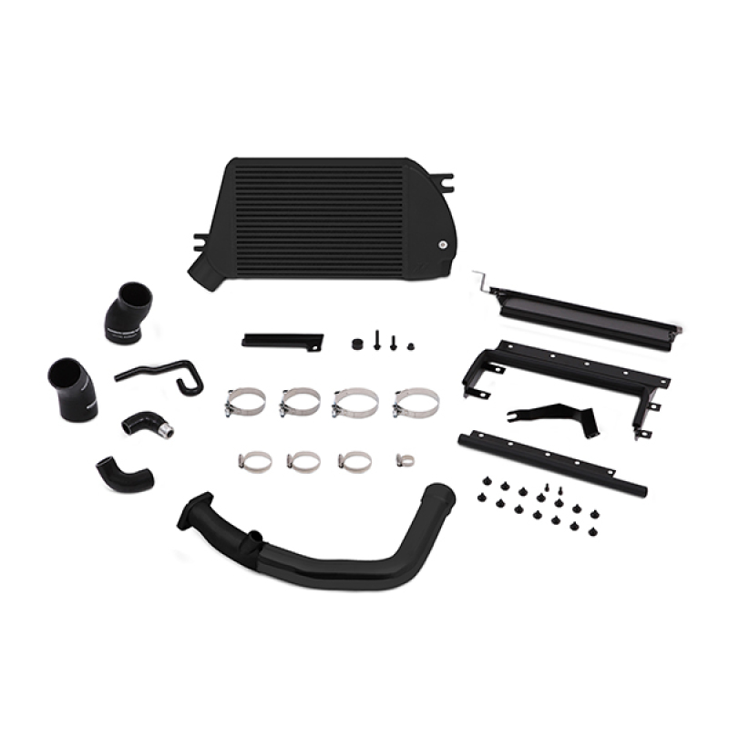 Mishimoto 2015 Subaru WRX Top-Mount Intercooler Kit - Powder Coated Black & Black Pipes - Image 4