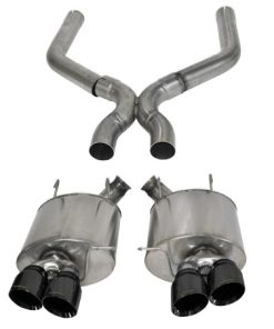 Corsa 13-13 Ford Mustang Shelby GT500 5.8L V8 Black Sport Axle-Back + XO Exhaust