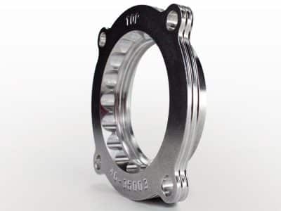 Alternative view of aFe Silver Bullet Throttle Body Spacers TBS Jeep Wrangler (JK) 2012-2017 V6-3.6L