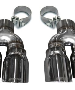 Corsa 16-18 Cadillac ATS 3.6T 4in Inlet / 4in Outlet Twin Polished Tip Kit (For Corsa Exhaust Only)