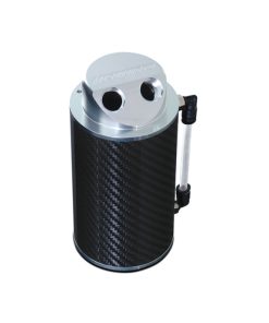 Alternative view of Mishimoto Carbon Fiber Oil Catch Can 10mm Fittings