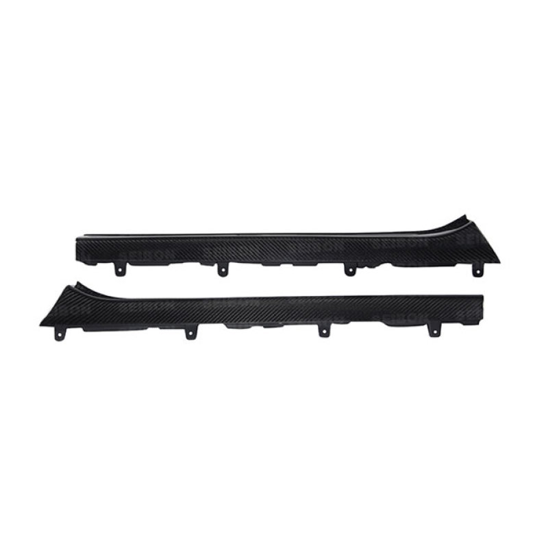 Seibon 09-10 Nissan GTR R35 OEM Style Carbon Fiber Door Sills (Pair) - Image 7