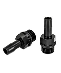 Alternative view of Mishimoto 2pcs M16x1.5 3/8in Aluminum Catch Can Fitting Black