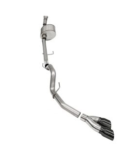 Corsa 2021-2022 Ford F-150 Regular Cab/ 8in Bed 5.0L V8 Xtreme Cat-Back Single Side Exit-Black PVD