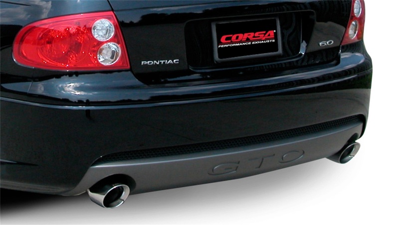 Corsa 05-06 Pontiac GTO 6.0L V8 2.5in Sport Cat-Back + XPipe Exhaust Polished Tips - Image 4