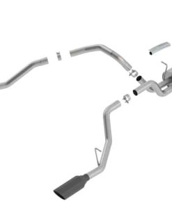 Alternative view of Borla 2019 RAM 1500 5.7L V8 AT 4DR Crew Cab Short Bed Atak SS Catback Exhaust - Black Chrome Tip