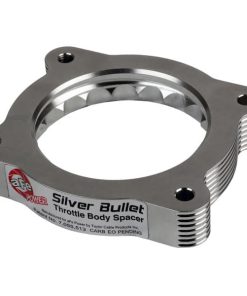 aFe 02-09 Chevrolet Trailblazer/ 02-09 GMC Envoy L6 4.2L Silver Bullet Throttle Body Spacer - Silver