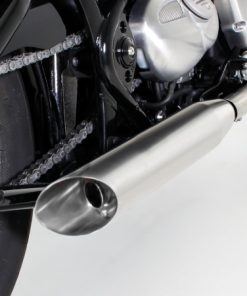 Remus 2017 Triumph Bonneville Bobber (Euro 4) Custom Slash Cut Stainless Steel Slip On - Right Side