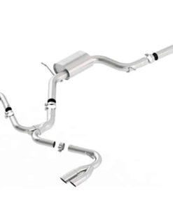 Alternative view of Borla 14-19 Seat Leon Cupra 2.0L AT/MT FWD 4DR Stainless Steel S-Type Catback Exhaust Brushed Tip
