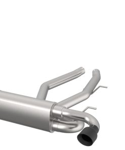 Alternative view of Kooks 2020 Toyota Supra 3in SS Axle Back Exhaust w/Black Tips