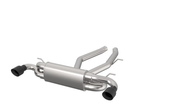 Alternative view of Kooks 2020 Toyota Supra 3in SS Axle Back Exhaust w/Black Tips