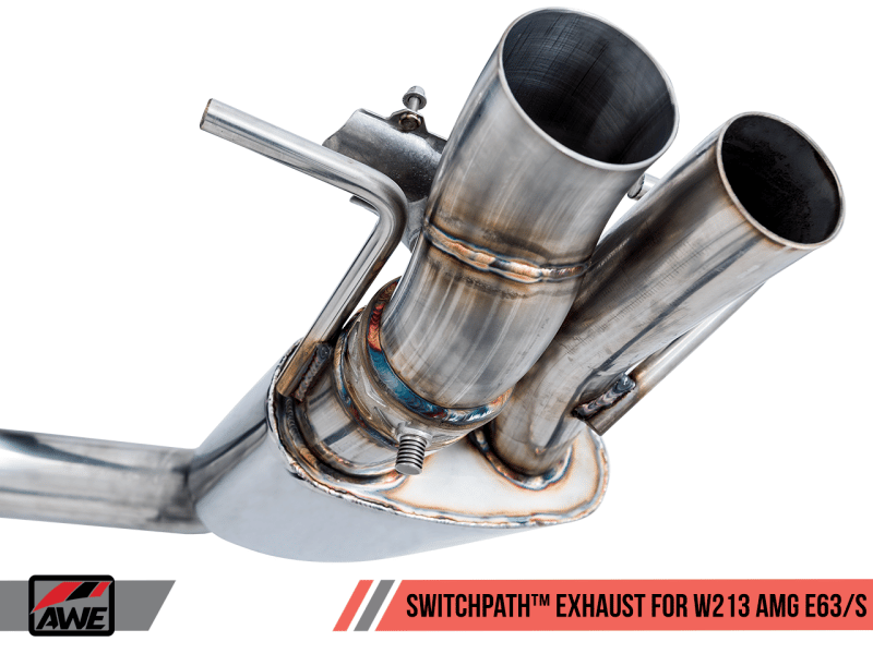 AWE Tuning Mercedes-Benz W213 AMG E63/S Sedan/Wagon SwitchPath Exhaust System - for Non-DPE Cars - Image 6