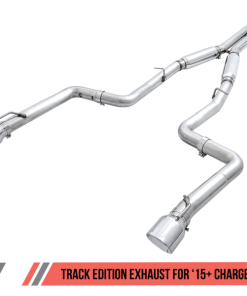 AWE Tuning 2015+ Dodge Charger 6.4L/6.2L Supercharged Track Edition Exhaust - Chrome Silver Tips