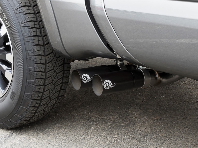 aFe POWER Rebel Series 2-1/2in 409 SS Cat Back Exhaust w/ Black Tips 16-17 Nissan Titan V8 5.6L - Image 3
