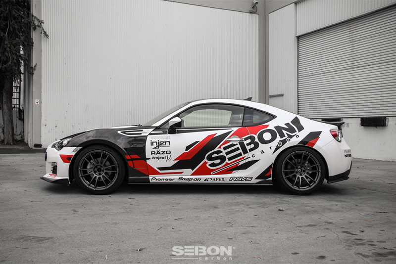 Seibon 12-13 BRZ/FRS 10mm Wider Carbon Fiber Fenders (Pair) - Image 7