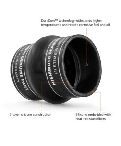 Alternative view of Mishimoto 94-02 Dodge 5.9L Cummins Boot Kit