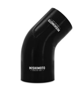 Mishimoto Silicone Reducer Coupler 45 Degree 3in to 3.75in - Black