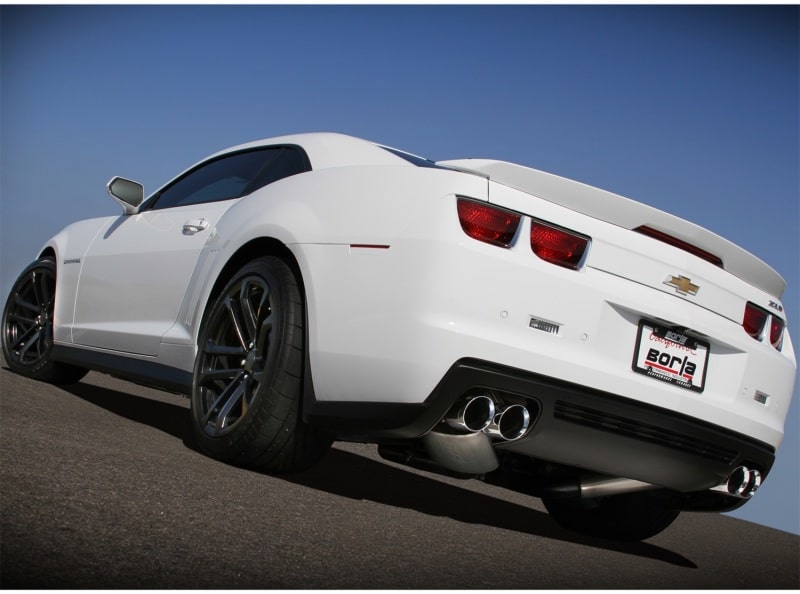 Borla 12-14 Chevrolet Camaro ZL1 Coupe 6.2L 8cyl AT/MT 6spd RWD Aggressive ATAK Catback Exhaust - Image 3