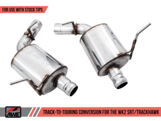 Alternative view of AWE Tuning 2020 Jeep Grand Cherokee SRT/Trackhawk Track-to-Touring Conversion Kit (Use w/Stock Tips)