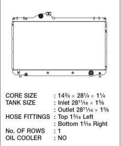 CSF 01-05 Lexus IS300 Radiator