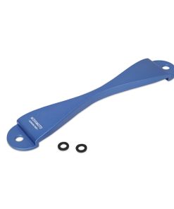 Alternative view of Mishimoto Subaru CNC Battery Tie-Down - Blue