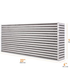 Mishimoto Universal Air-to-Air Intercooler Core - 22in / 10in / 4in