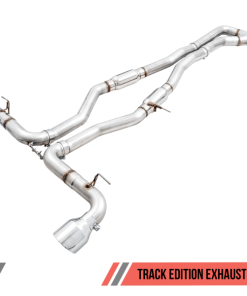 AWE Tuning 2020 Toyota Supra A90 Track Edition Exhaust - 5in Chrome Silver Tips