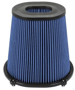 Alternative view of aFe Quantum Pro-5 R Air Filter Inverted Top - 5in Flange x 9in Height - Oiled P5R