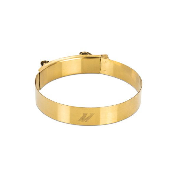 Alternative view of Mishimoto 2.75 Inch Stainless Steel T-Bolt Clamps - Gold