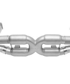 SOUL 00-05 Porsche 996 Turbo Sport X-Pipe Exhaust (iw/ 200 Cell Cats) - Reuse Factory Tips