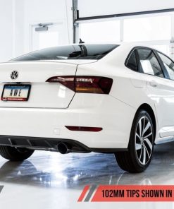 Alternative view of AWE Tuning 18-21 Volkswagen Jetta GLI Mk7 Touring Exhaust - Diamond Black Tips (Fits High-Flow DP)