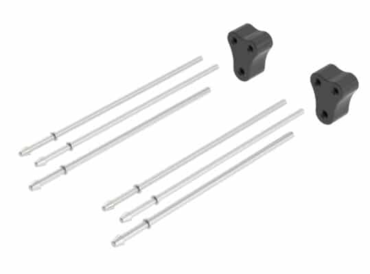 Borla Hanger & Isolator Kit - 6 Hanger Rods & 2 Rubber Isolators