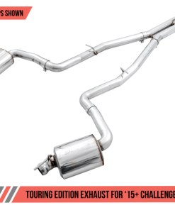 AWE Tuning 2015+ Dodge Challenger 6.4L/6.2L Non-Resonated Touring Edition Exhaust - Use Stock Tips