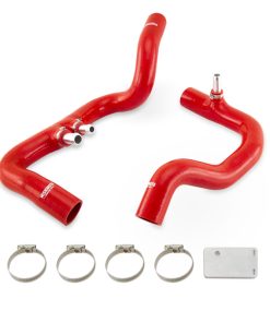 Mishimoto 2018+ Jeep Wrangler JL / Gladiator JT 3.6L AT Red Silicone Radiator Coolant Hose Kit