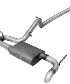 aFe Scorpion Exhaust System Cat Back 2.5in Aluminized Hi-Tuck 07-18 Jeep Wrangler JK V6 3.6/3.8L