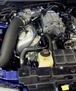 JLT 03-04 Ford Mustang SVT Cobra Black Textured Cold Air Intake Kit w/Red Filter