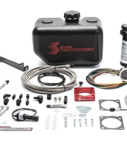 Snow Performance 08-15 Evo Stg 2 Boost Cooler Water Injection Kit w/SS Braid Line & 4AN Fittings