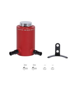 Mishimoto Aluminum Power Steering Reservoir Tank - Wrinkle Red