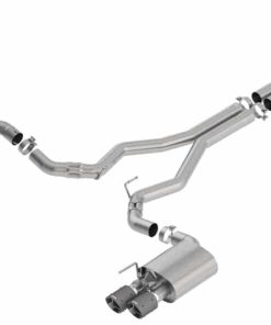 Borla 2018 Ford Mustang GT 5.0L AT/MT 3in Atak Catback Exhaust w/ Valves (Carbon Fiber Tip)